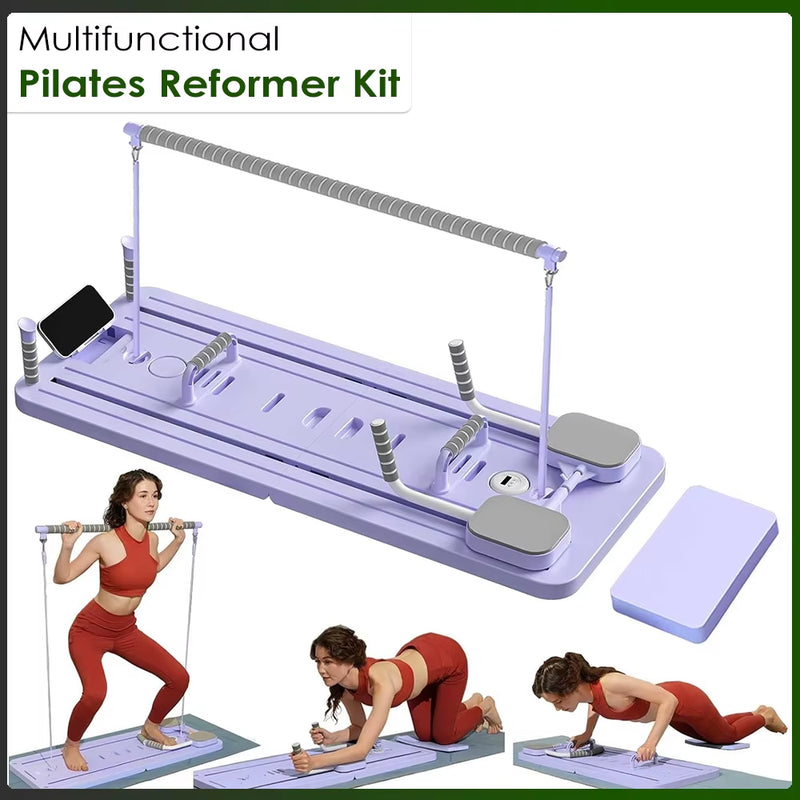 All-in-One Pilates Fitness Board – Core Trainer, Push-Up System & Full-Body Workout Platform