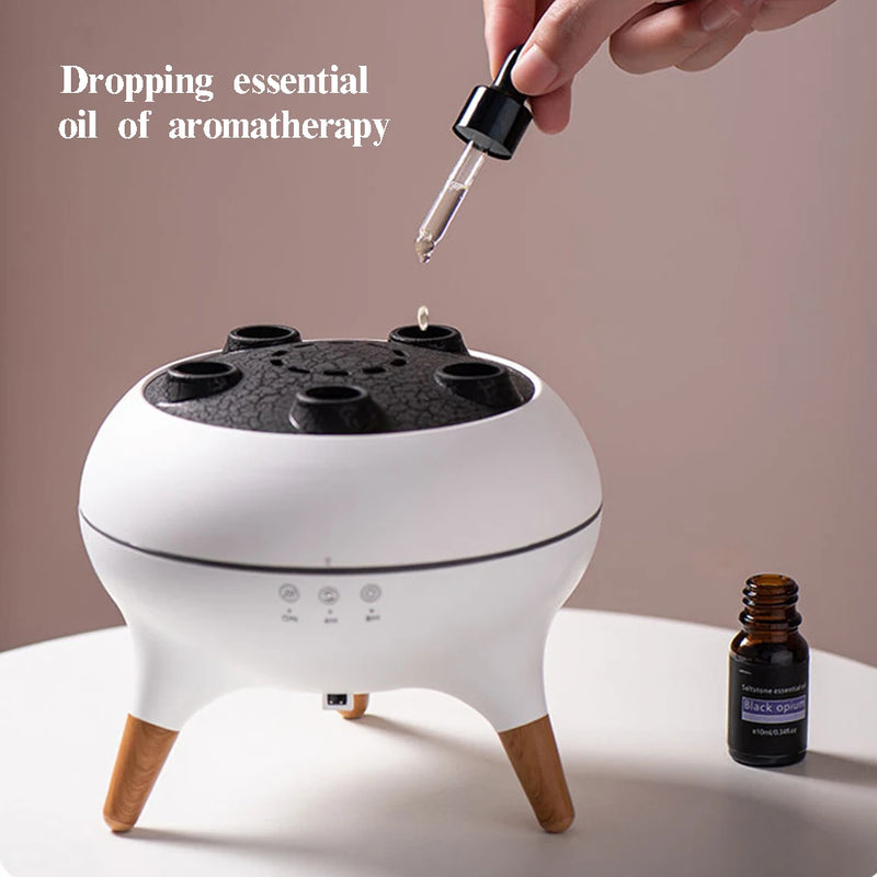 Dynamic Jellyfish Mist Humidifier & Essential Oil Diffuser (250ML) – Remote Control, 7-Color LED Night Light, Ultra-Quiet Air Moisturizer
