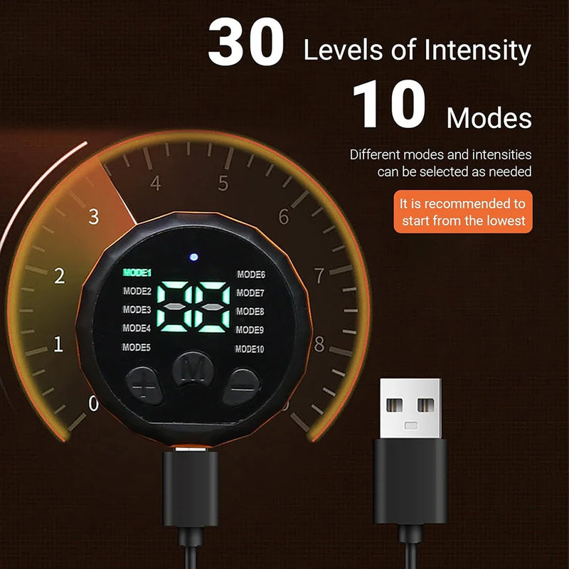 Smart EMS Ab Trainer Belt – USB Rechargeable Muscle Toner & Body Sculpting Fitness Massager